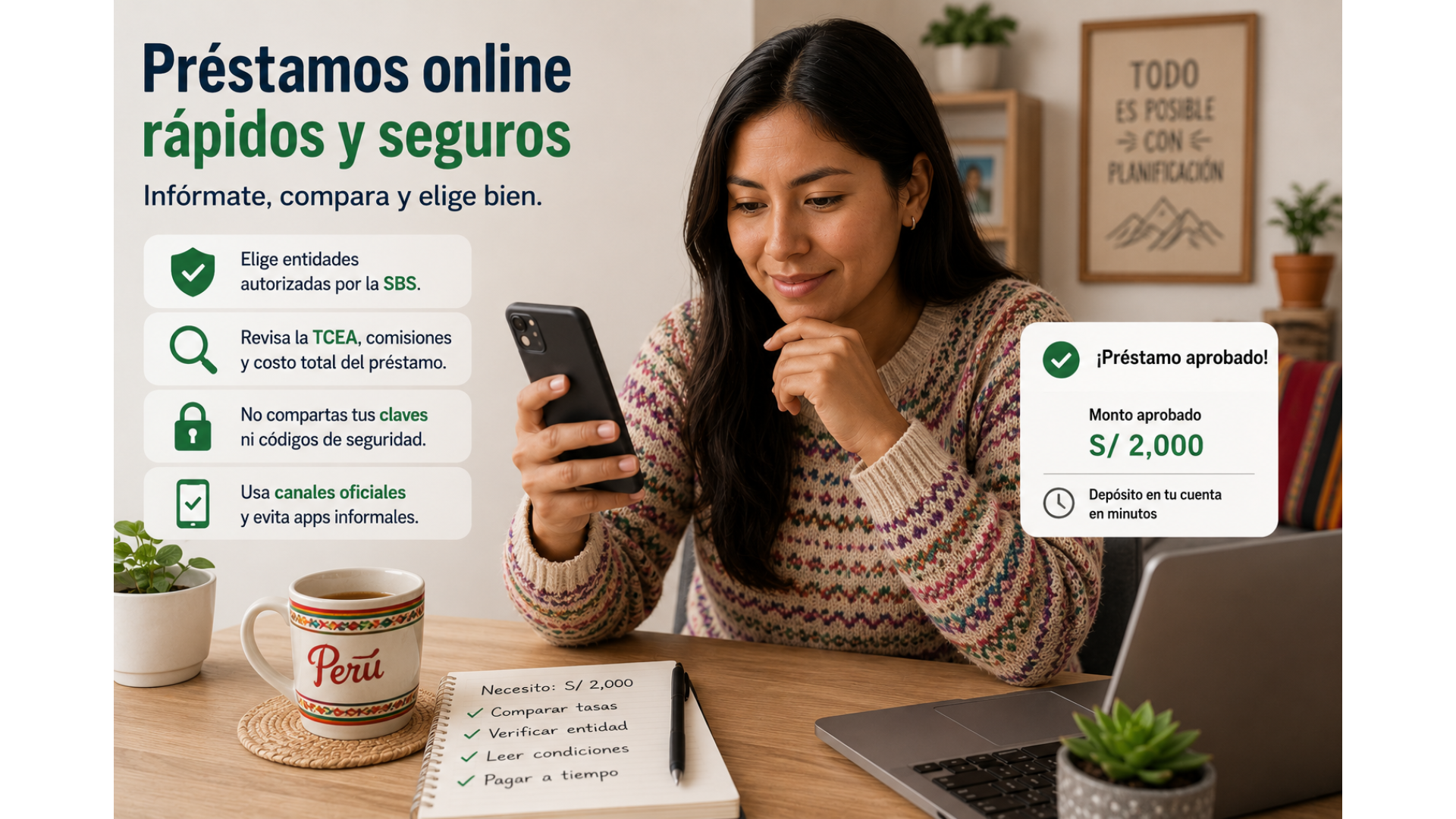 ¿Cómo conseguir un préstamo online rápido y seguro en Perú?